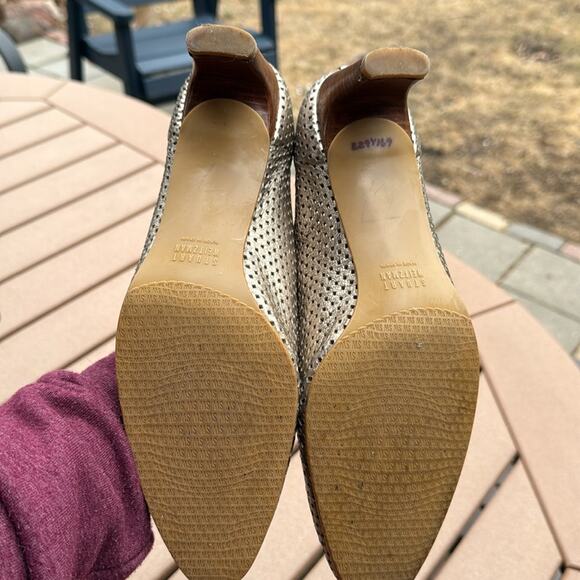 Stuart Weitzman Metallic Women's Shoes Gold 10 M - Picture 6 of 8